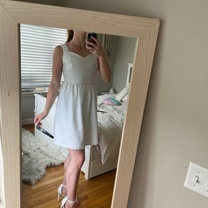 White Lace Graduation Dress